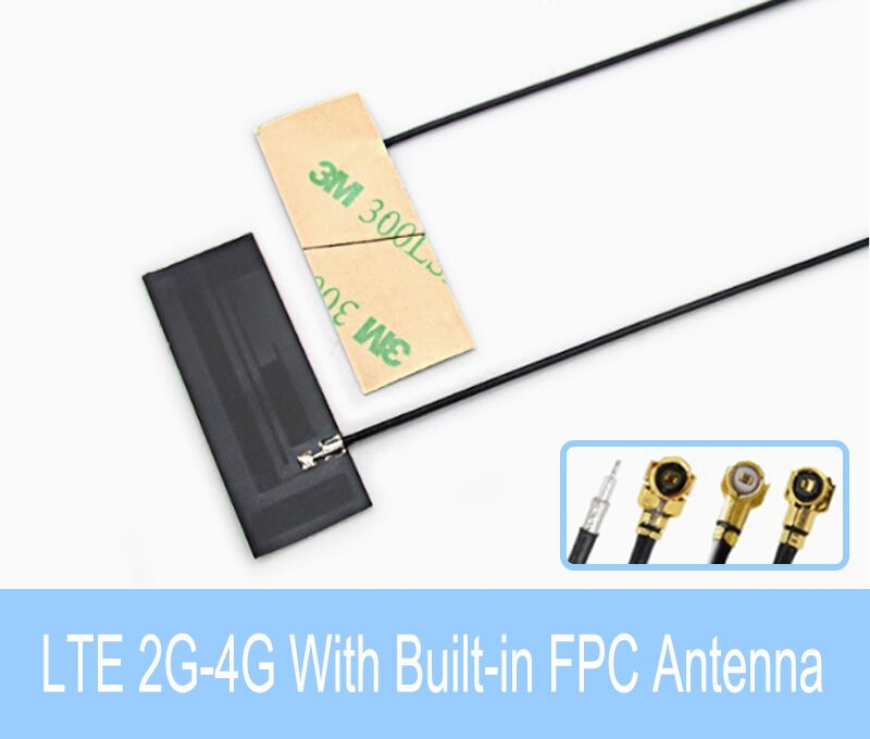 AN2017 4db Lte 2G 3G Bulit-in FPC Antenna With IPEX Connector 1.13 Cable