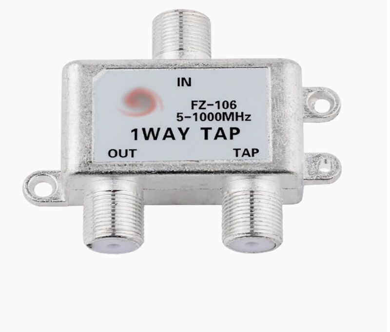 F TV antenna connector splitter