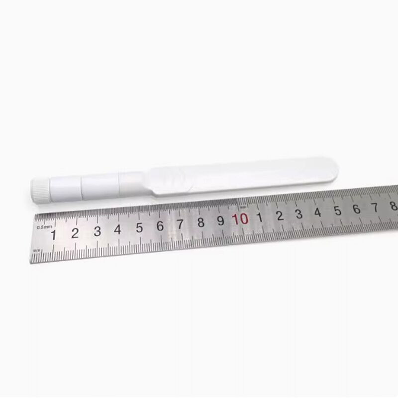 AN1006 Whtie 2.4G/5.8G Dual- band 6db 90 Degree 50ohm Wifi Rubber Antenna With SMA Connector - Image 2