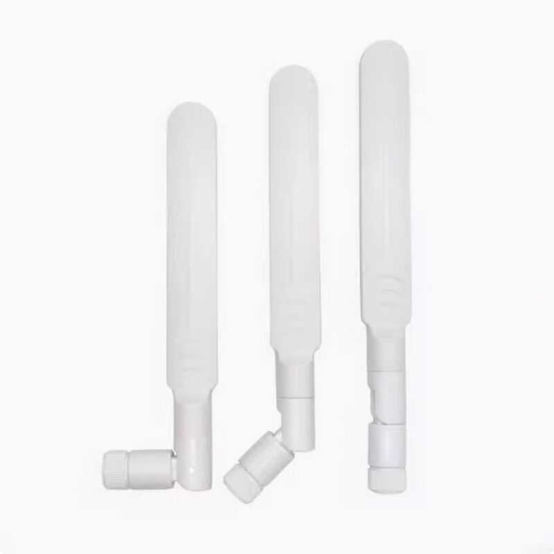 AN1006 Whtie 2.4G/5.8G Dual- band 6db 90 Degree 50ohm Wifi Rubber Antenna With SMA Connector - Image 4