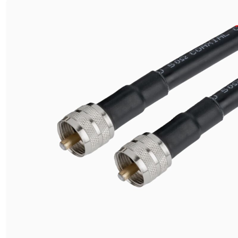 0006 UHF Male Female to UHF Plug Jack 50 ohm Straight Connector with 7D-FB RG58 Cable - Image 5