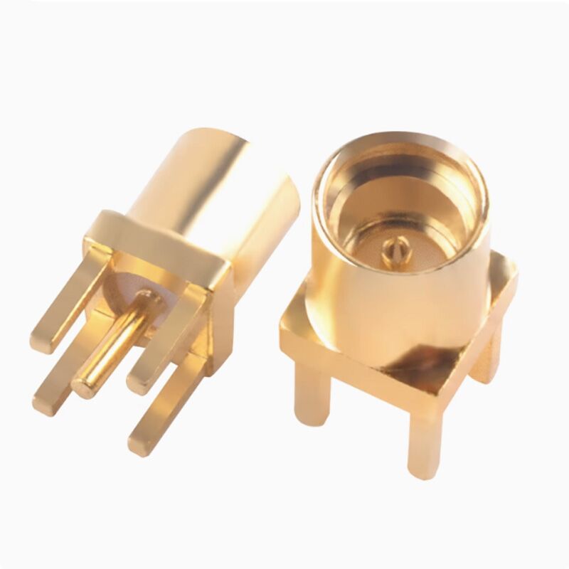 Gold Plated Straight MMCX Through Hole Female Coennector for PCB - Image 5