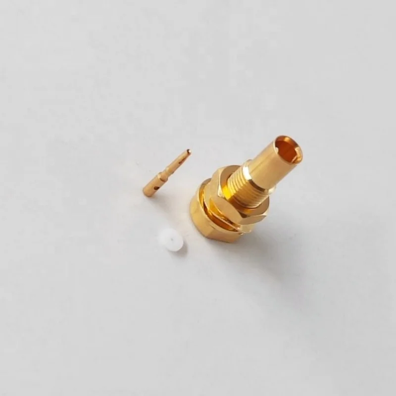 .086_ RG405 coaxial Cable 50ohm Jack MMCX Female Bulkhead Rf Coaxial Connector - Image 3