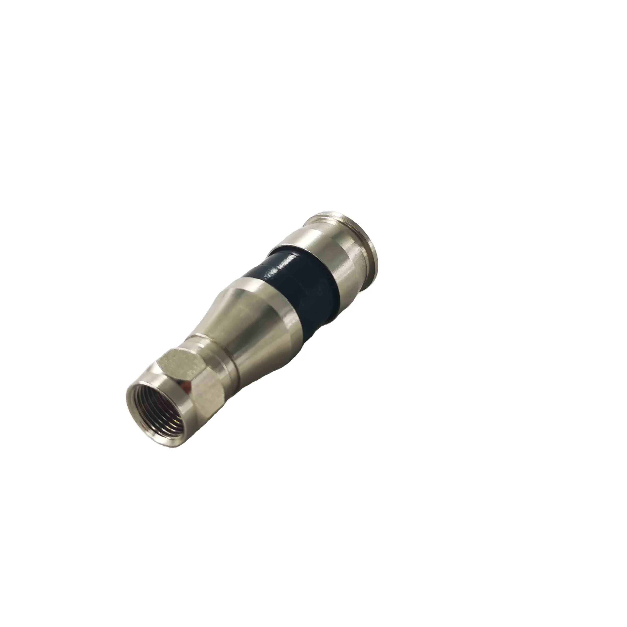 75ohm RF Coaxial F male Compression Type CCTV Camera Connector For RG11 Cable