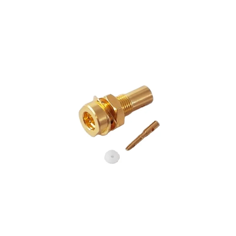 .086_ RG405 coaxial Cable 50ohm Jack MMCX Female Bulkhead Rf Coaxial Connector - Image 2