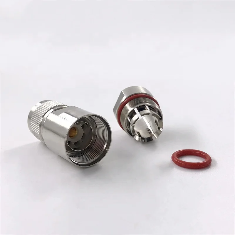 1_2 Feeder Coaxial Cable Waterproof Rf Coaxial Male Plug Clamp Uhf Pl259 Connector - Image 6