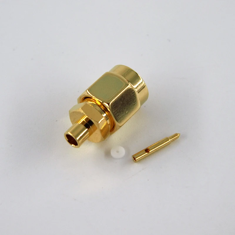 RF Coaxial Connector SMA Male Plug Straight Solder Connector For 086'' Semi-rigid Cable - Image 7