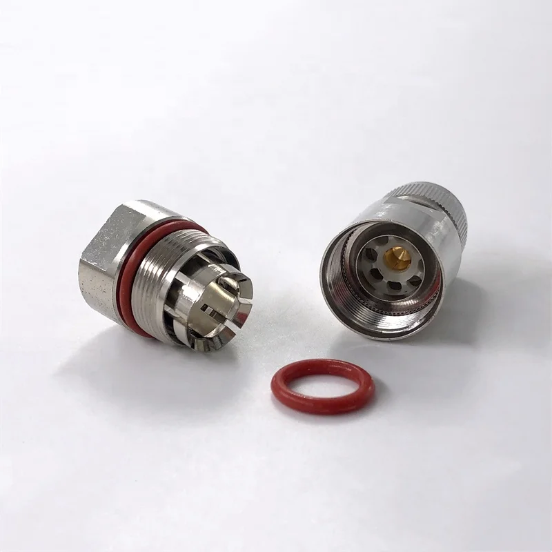 1_2 Feeder Coaxial Cable Waterproof Rf Coaxial Male Plug Clamp Uhf Pl259 Connector - Image 5