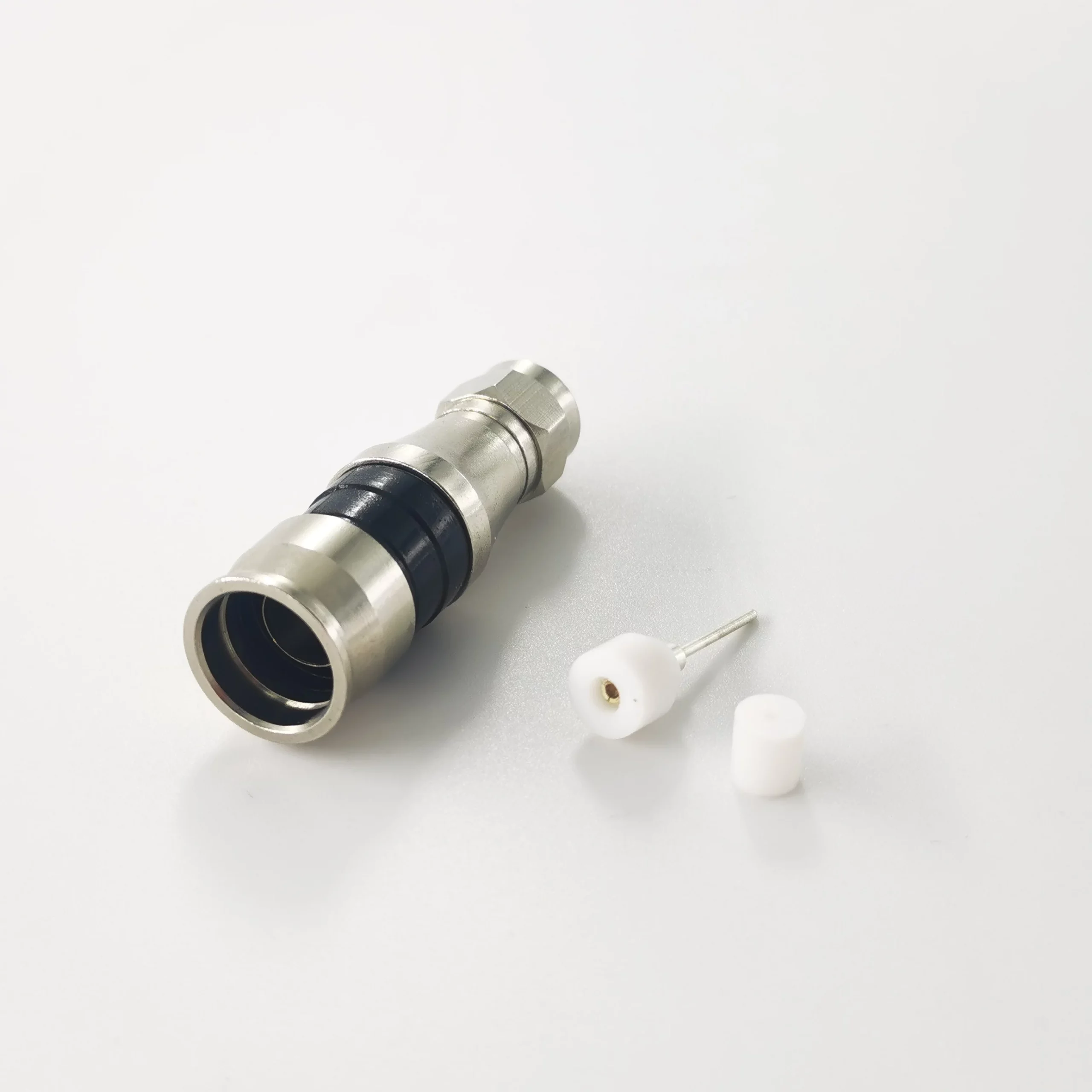 75ohm RF Coaxial F male Compression Type CCTV Camera Connector For RG11 Cable - Image 6