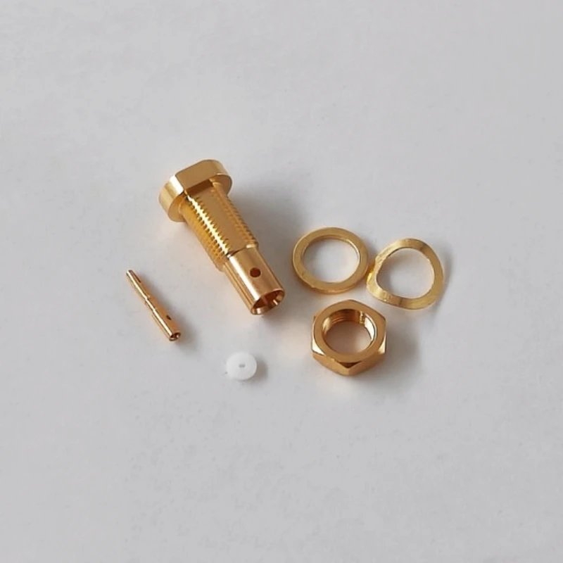 .086_ RG405 coaxial Cable 50ohm Jack MMCX Female Bulkhead Rf Coaxial Connector - Image 5