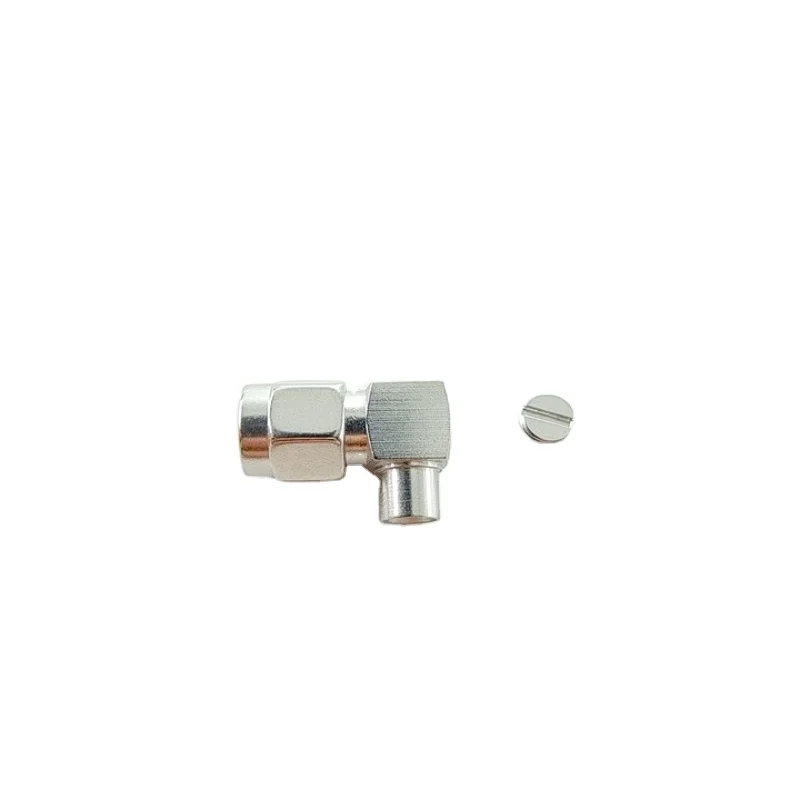SMA Male Plug Right Angle RF coaxial Connector for .141'' Cable