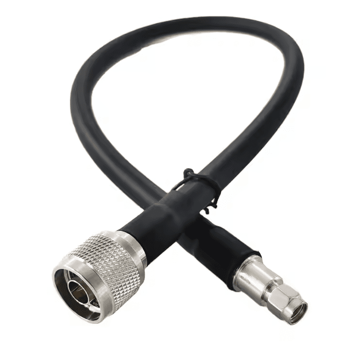 RF Coaxial Jumper LMR400 Cable Type N Male SMA RP Male LMR400 50 0HM Coaxial Cable Assembly