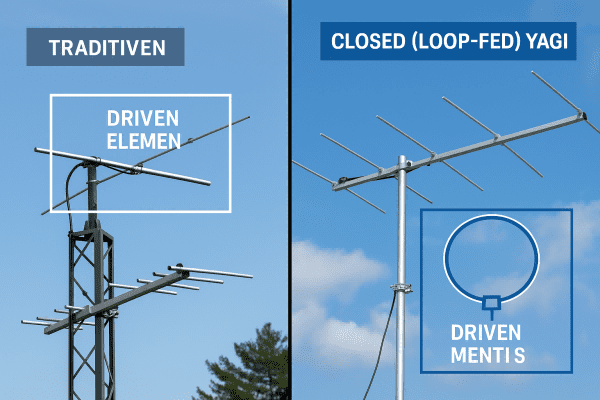 Closed (Loop-Fed) Yagi Antenna — Low-Noise Directional Performance ...